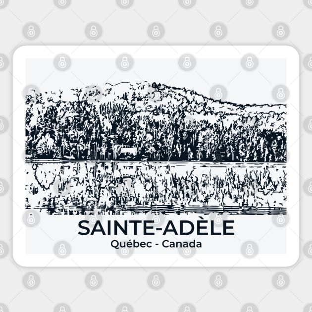 Sainte-Adèle - Québec Magnet by Lakeric